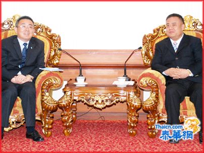 湖北商务考察团胡道银率领访泰中总 李桂雄副主席偕同郭木海陈英泰符致炳林俊然等歡迎接待
