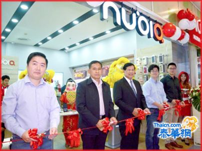 首家『努比亚品牌店』开张营业 努比亚智能手机正式在泰销售 菩蓬上将萨甲察警少将叶思超张汉才联合剪彩