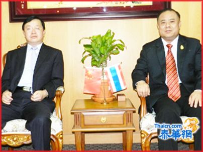 青商会会长李桂雄偕蔡荣庄等欢迎致公党秘书长曹江鸣一行