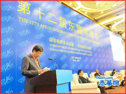 中總代表團出席昆明第12屆東盟華商會 劉錦庭團長續程北京出席第七屆世界華僑華人社團聯誼大會
