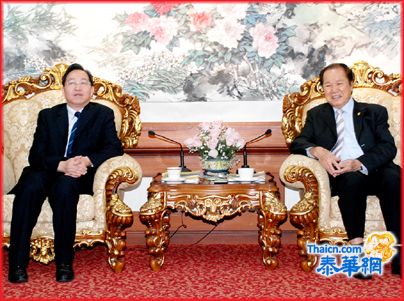 广西玉林市代表团访泰中总 刘锦庭主席热诚欢迎李振品副市长一行