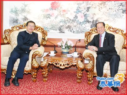 汕头市文化交流团访问中华总商会 刘锦庭主席嘉许弘扬文化增进乡谊