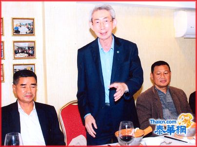泰华进出口商会理事长郑岳龙假彬鱼翅酒楼设晚宴 宴请陆军总司令助理差霖猜‧宾提塞上将畅叙友谊