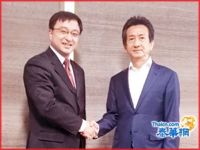 上海杨浦区代表团访问泰国工商总会　郑芷荪主席与丁欢欢副区长愉快座谈交流