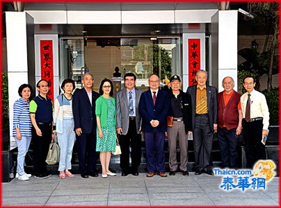 龙华科技大学葛自祥校长率团访问 中华会馆听取简报介绍大学概况