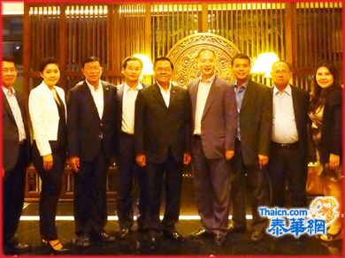 中国友联会周新政一行访泰 泰中文促会副主席威奇上将黄喜源等设宴欢迎
