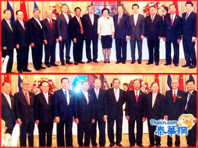 宗联主席黄汉良应仁乐总理柬邀出席欢迎中国总理温家宝宴会